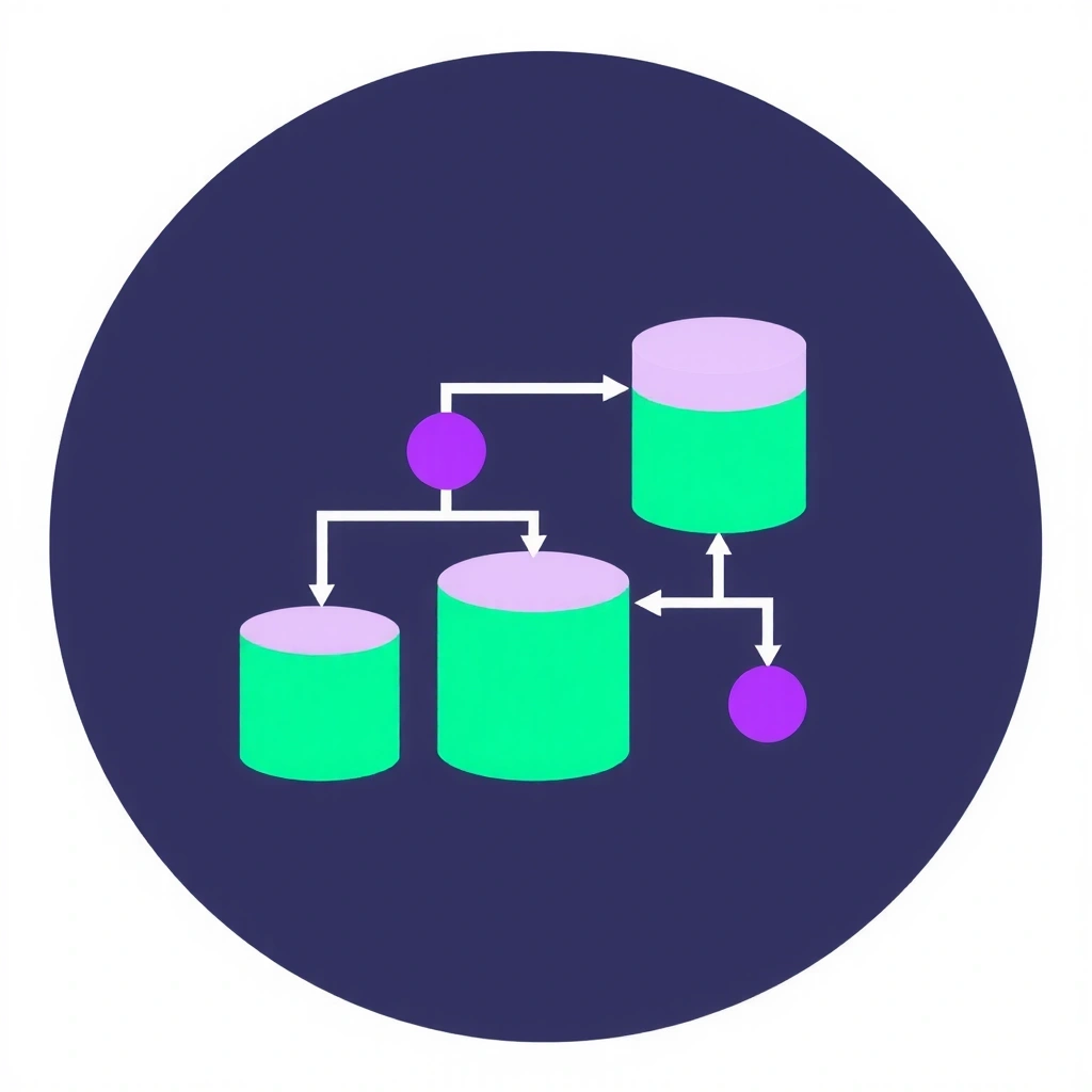 Icon representing data modeling